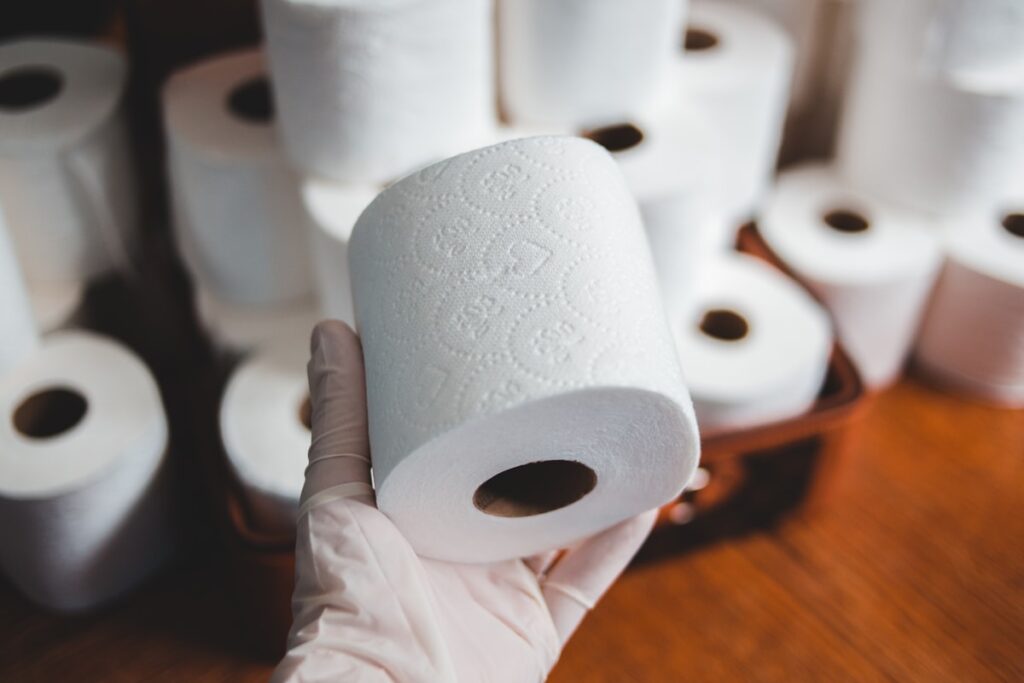 返礼品のトイレットペーパー